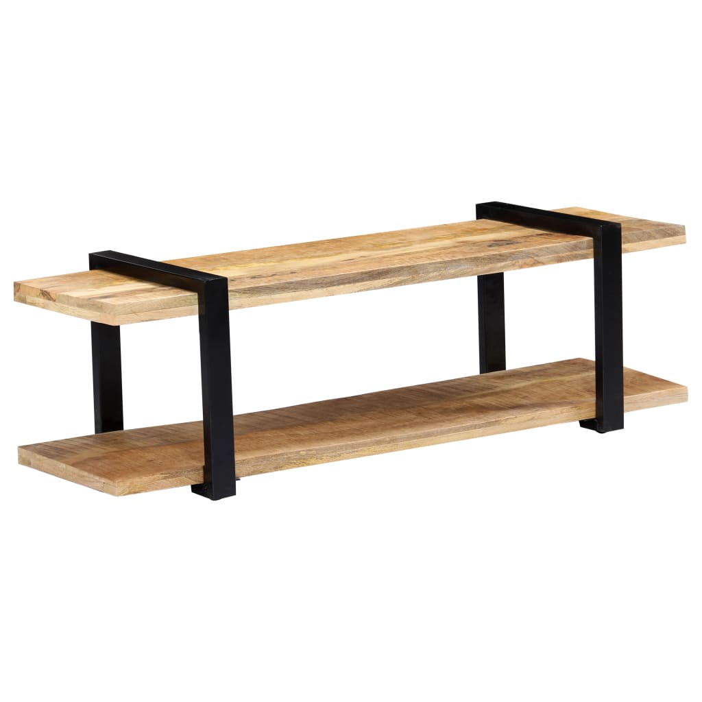 vidaXL Meuble TV 130x40x40 cm Bois de manguier massif