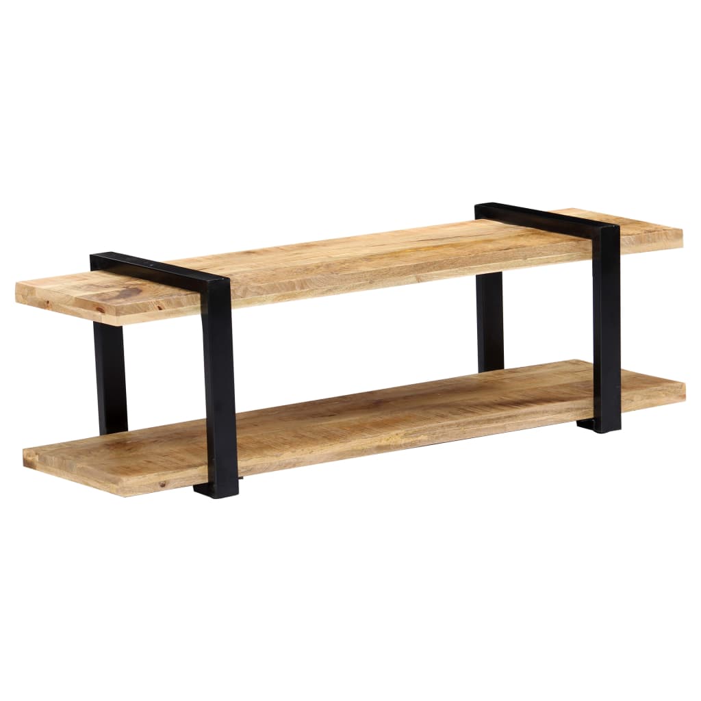 vidaXL Meuble TV 130x40x40 cm Bois de manguier massif