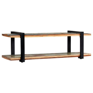 vidaXL Meuble TV 130x40x40 cm Bois de récupération massif