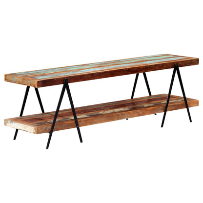 Meuble TV vidaXL 160x40x50 cm en bois de récupération massif