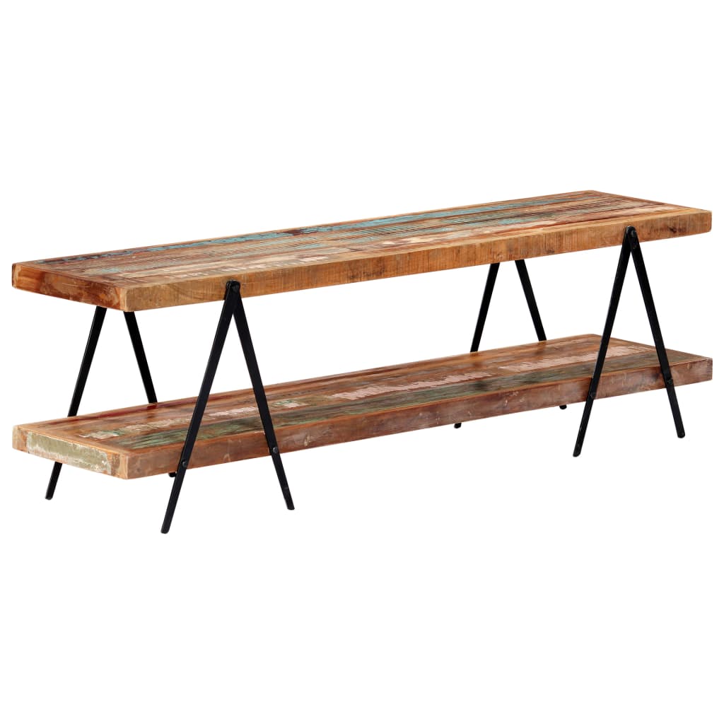 Meuble TV vidaXL 160x40x50 cm en bois de récupération massif