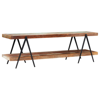 Meuble TV vidaXL 160x40x50 cm en bois de récupération massif