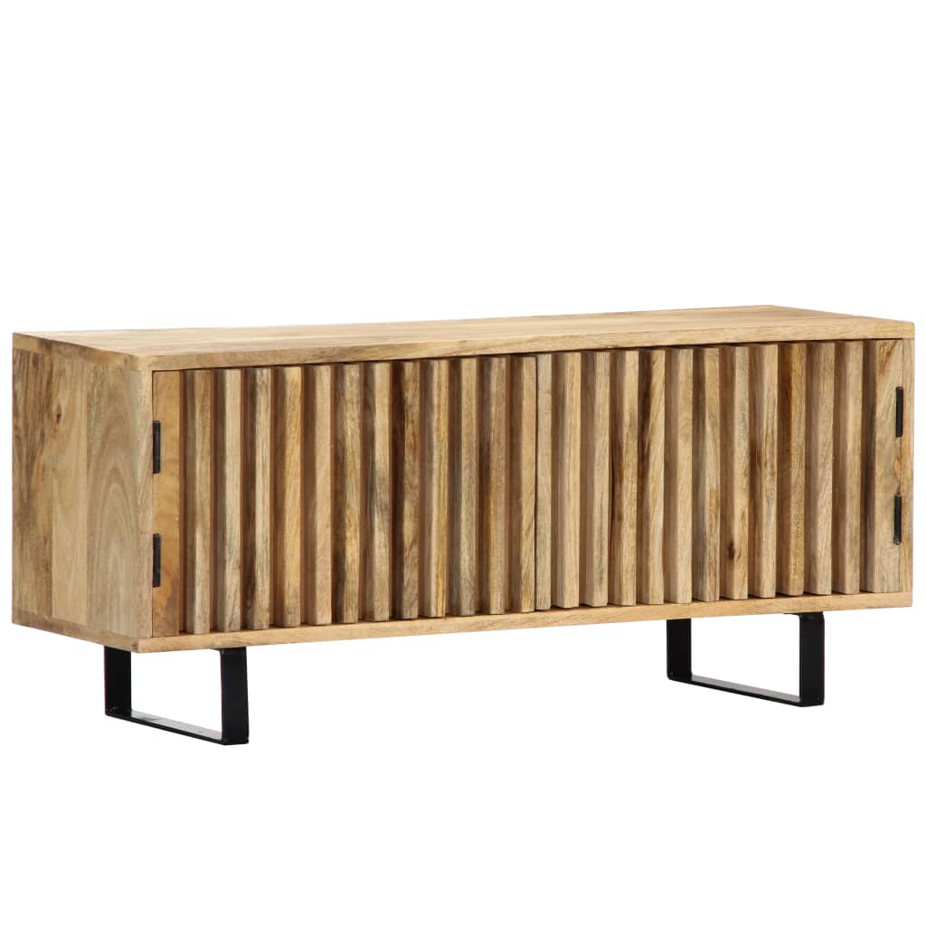 Meuble TV vidaXL 90x30x40 cm Bois de manguier massif