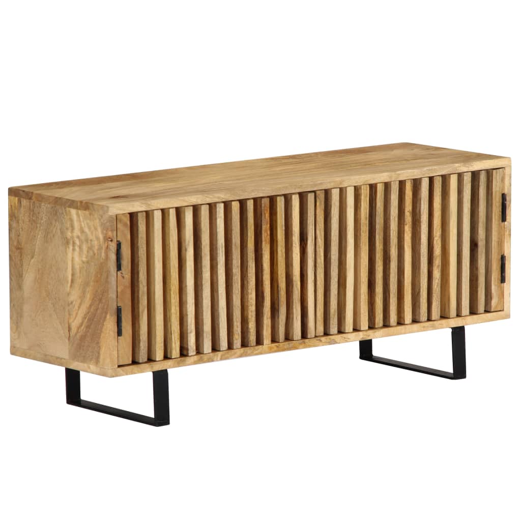 Meuble TV vidaXL 90x30x40 cm Bois de manguier massif