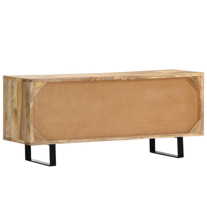 Meuble TV vidaXL 90x30x40 cm Bois de manguier massif
