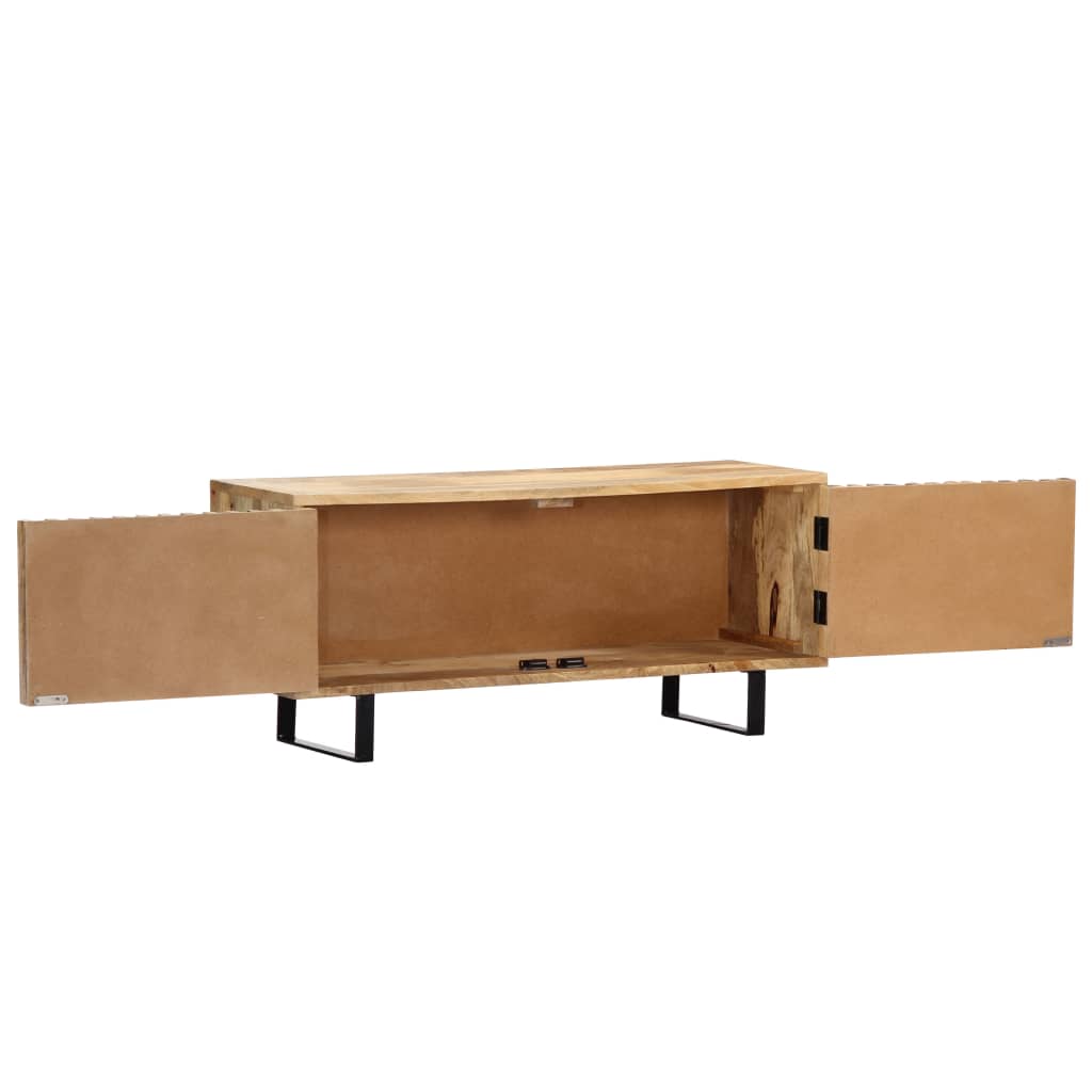 Meuble TV vidaXL 90x30x40 cm Bois de manguier massif