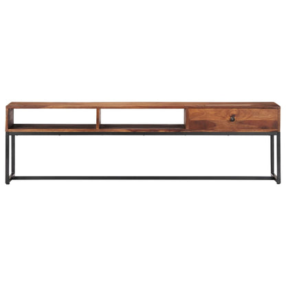vidaXL Meuble TV 160x30x45 cm Bois d'acacia massif