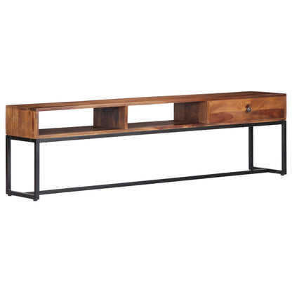 vidaXL Meuble TV 160x30x45 cm Bois d'acacia massif