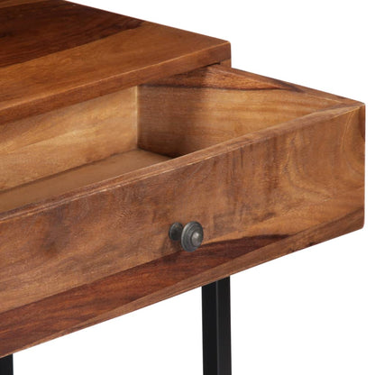 vidaXL Meuble TV 160x30x45 cm Bois d'acacia massif