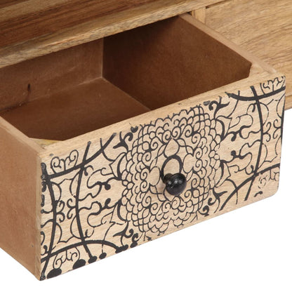 vidaXL Meuble TV 140x30x40 cm Bois de manguier massif