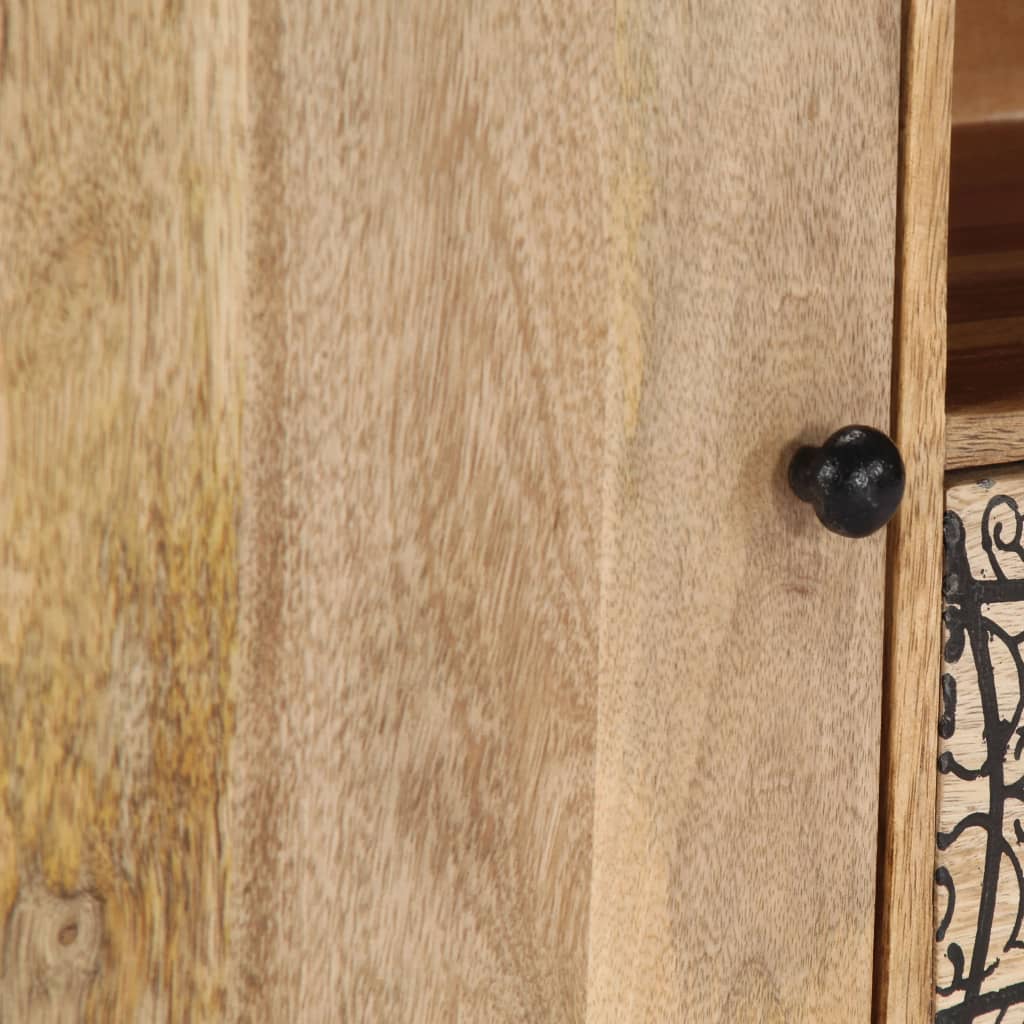vidaXL Meuble TV 140x30x40 cm Bois de manguier massif