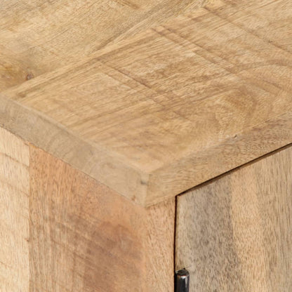 vidaXL Meuble TV 140x30x40 cm Bois de manguier massif
