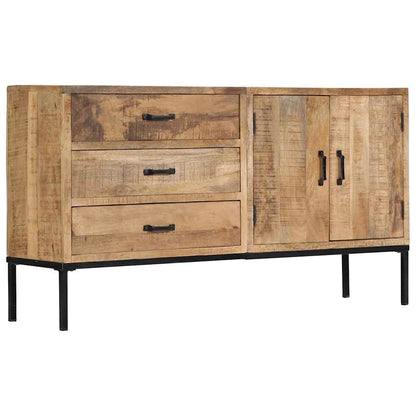 vidaXL Buffet 140x35x75 cm Bois de manguier massif
