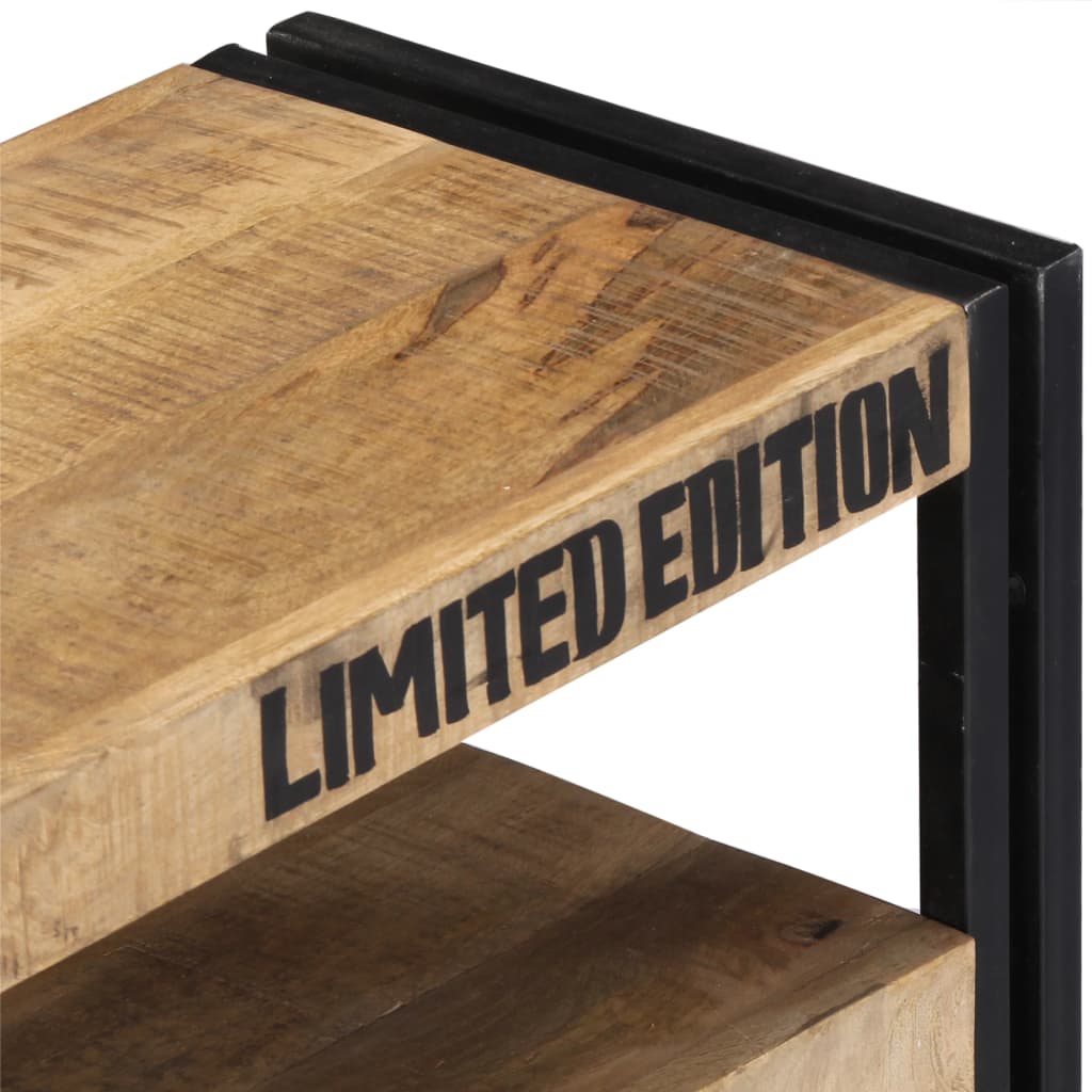 vidaXL Meuble TV 100x30x45 cm Bois de manguier massif