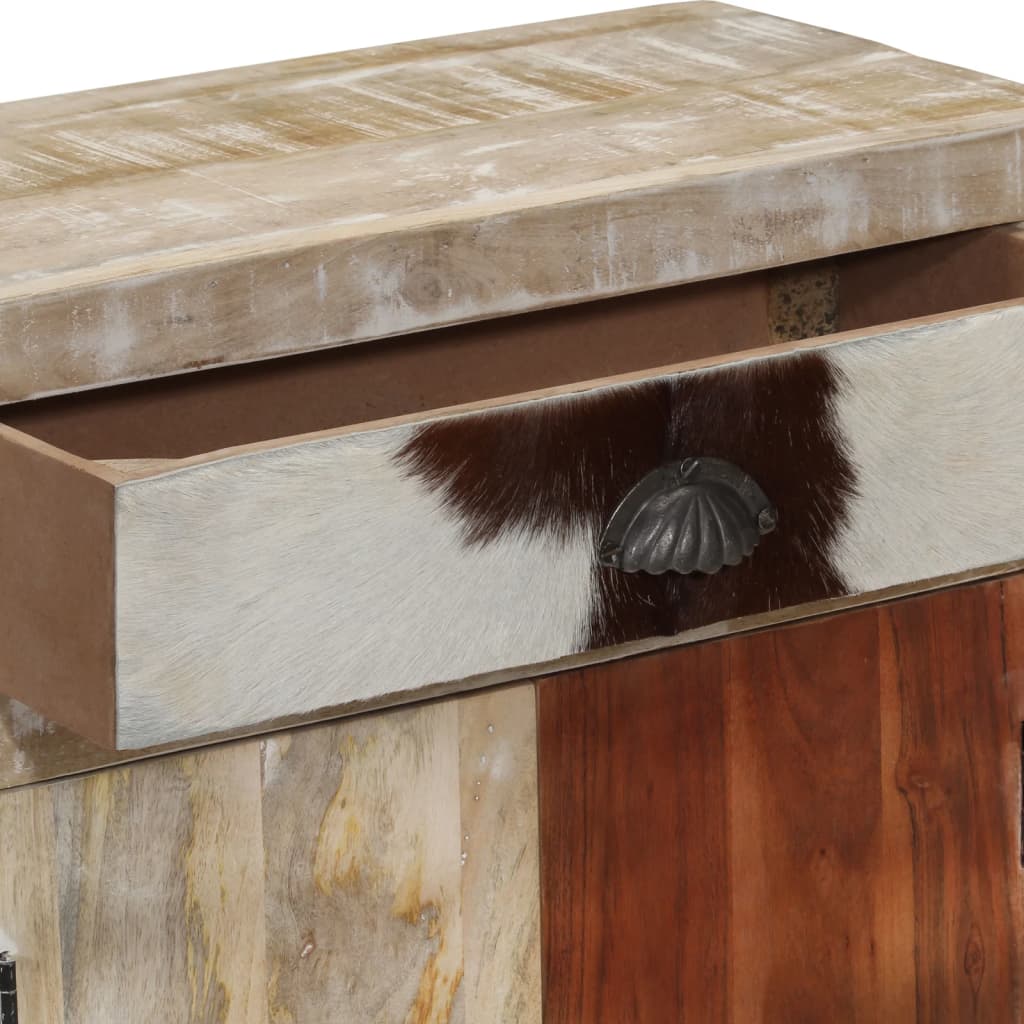 vidaXL Buffet 60x30x75 cm Bois de manguier massif