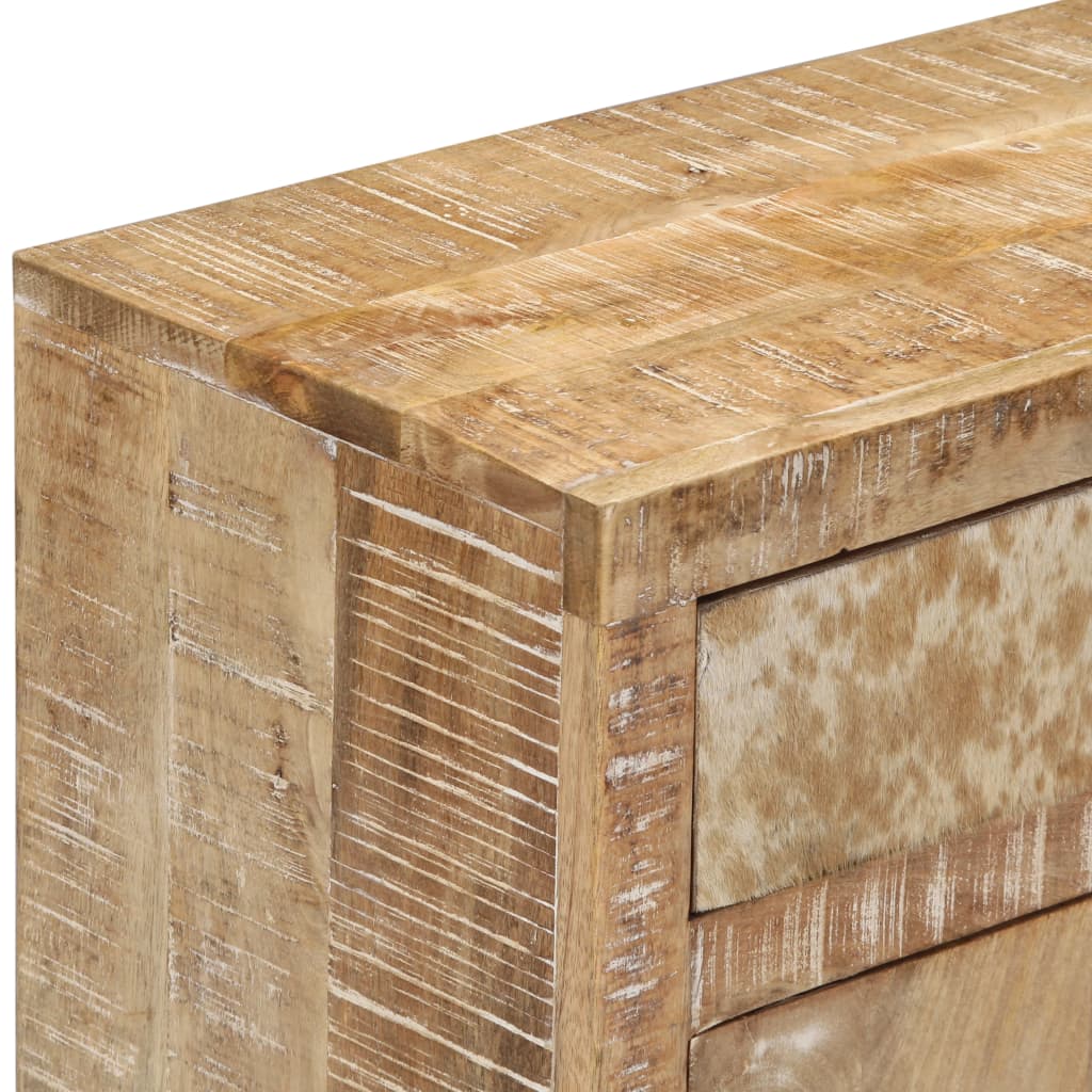 vidaXL Buffet 60x30x75 cm Bois de manguier massif
