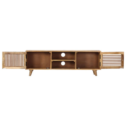vidaXL Meuble TV 120x30x40 cm Bois de manguier massif
