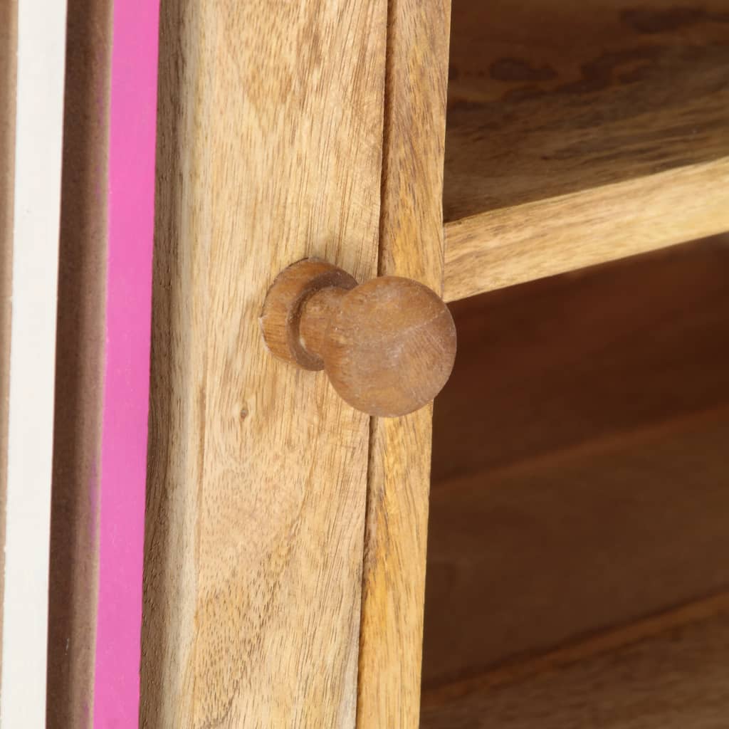 vidaXL Meuble TV 120x30x40 cm Bois de manguier massif