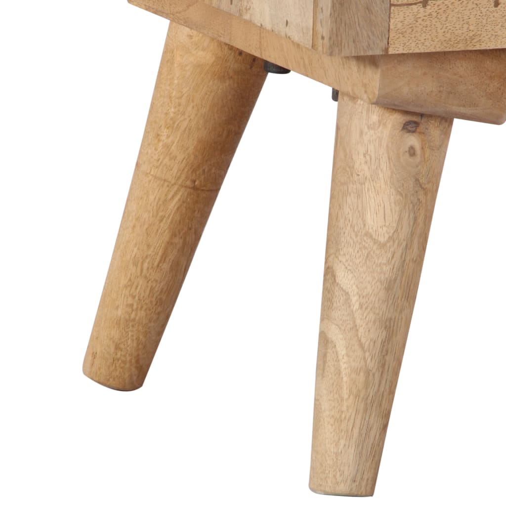 vidaXL Buffet 100x30x75 cm Bois de manguier massif