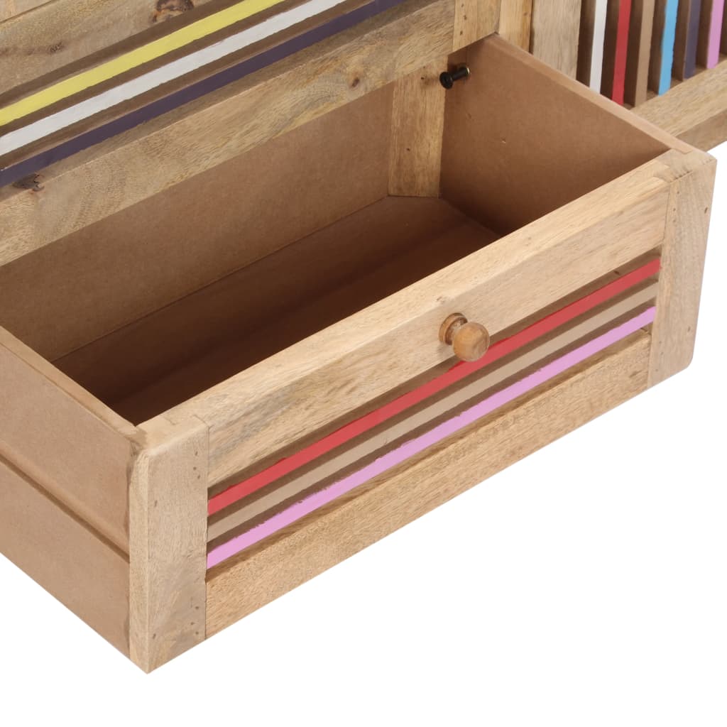 vidaXL Buffet 100x30x75 cm Bois de manguier massif