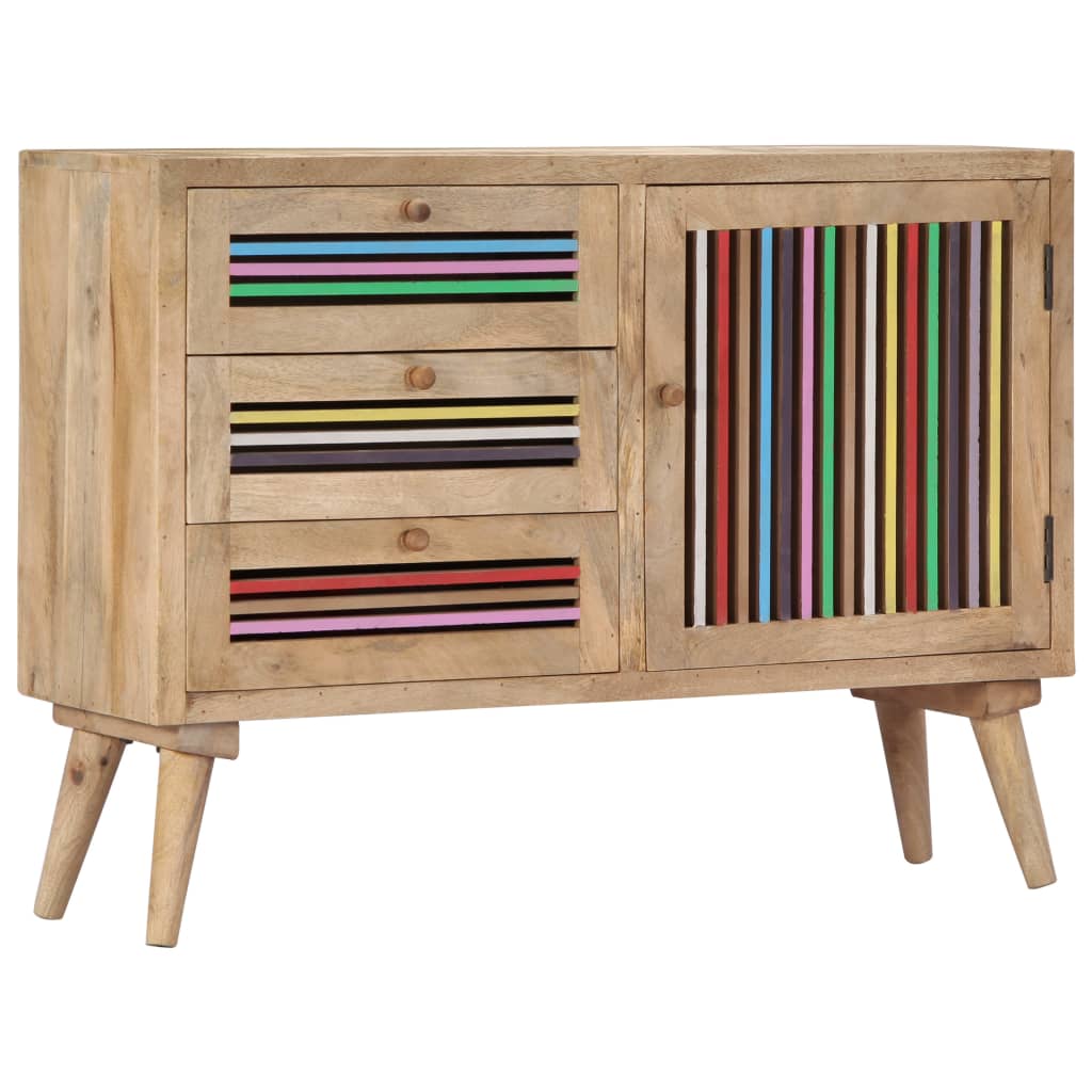vidaXL Buffet 100x30x75 cm Bois de manguier massif