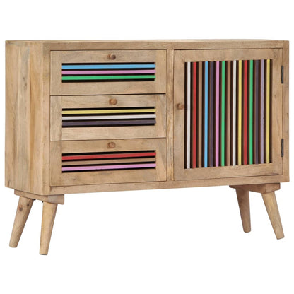 vidaXL Buffet 100x30x75 cm Bois de manguier massif