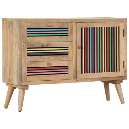 vidaXL Buffet 100x30x75 cm Bois de manguier massif