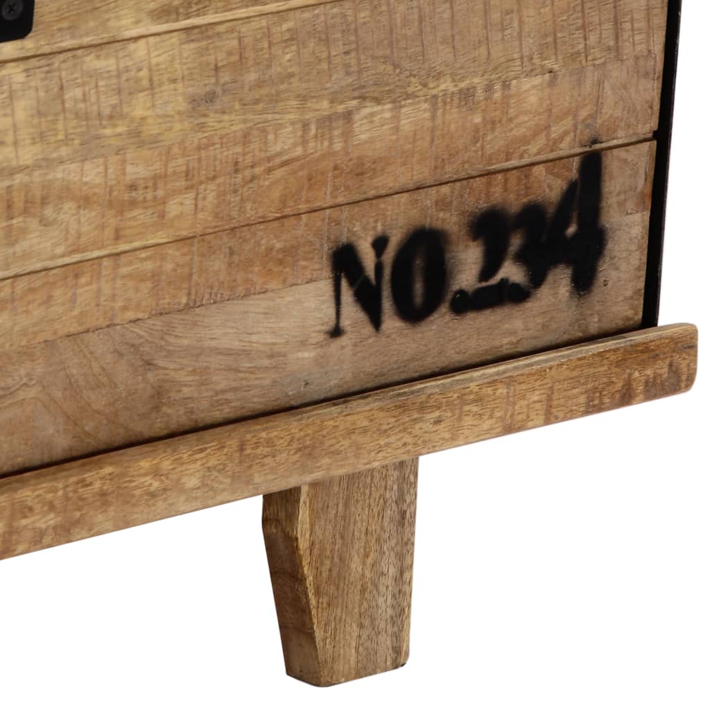 vidaXL Meuble TV 120x30x40 cm Bois de manguier massif