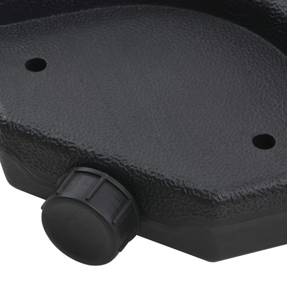 vidaXL Parasol avec support de parasol portable Anthracite