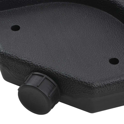 vidaXL Parasol avec support de parasol portable Vert