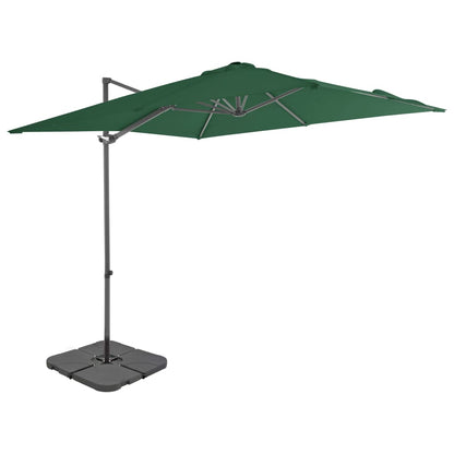 vidaXL Parasol avec base portable Rouge