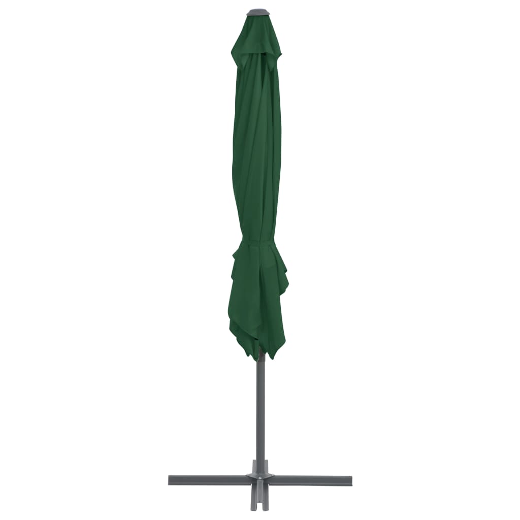 vidaXL Parasol avec base portable Rouge