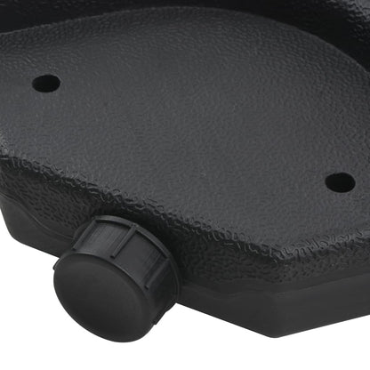 Parasol vidaXL avec support portable Anthracite
