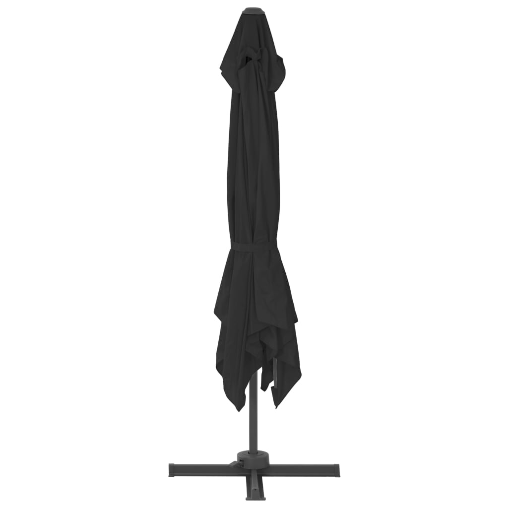 Parasol vidaXL avec support portable Anthracite