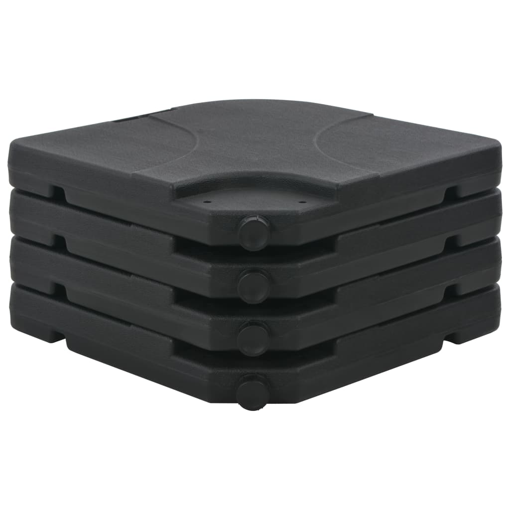 Parasol vidaXL avec support portable Anthracite