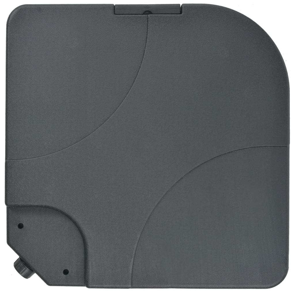 Parasol vidaXL avec support portable Anthracite