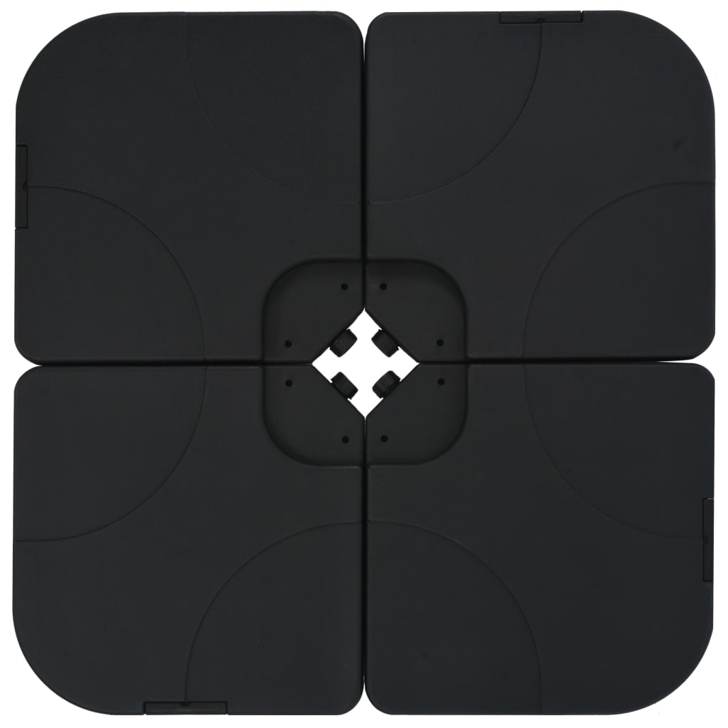 Parasol vidaXL avec support portable Anthracite