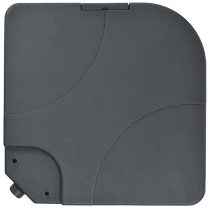 Parasol vidaXL avec support portable Anthracite