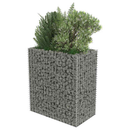 vidaXL Carré potager en gabion Acier galvanisé 90×50×100 cm