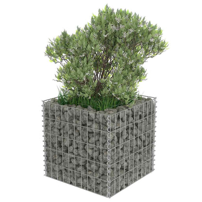 vidaXL Carré potager en gabions Acier galvanisé 50×50×50 cm