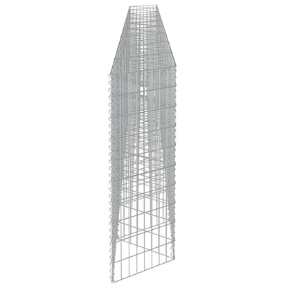 vidaXL Mur de gabions Acier galvanisé 630×30×100 cm