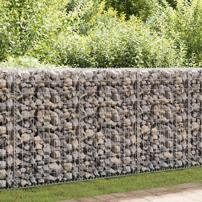 vidaXL Mur de gabions avec couvercle Acier galvanisé 100 x 20 x 100 cm