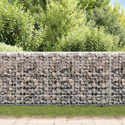 vidaXL Mur de gabion avec couvercle Acier galvanisé 200×20×85 cm