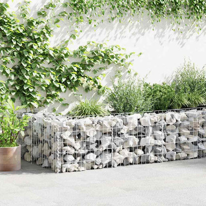 vidaXL Mur de gabions avec couvercle Acier galvanisé 600×50×50 cm