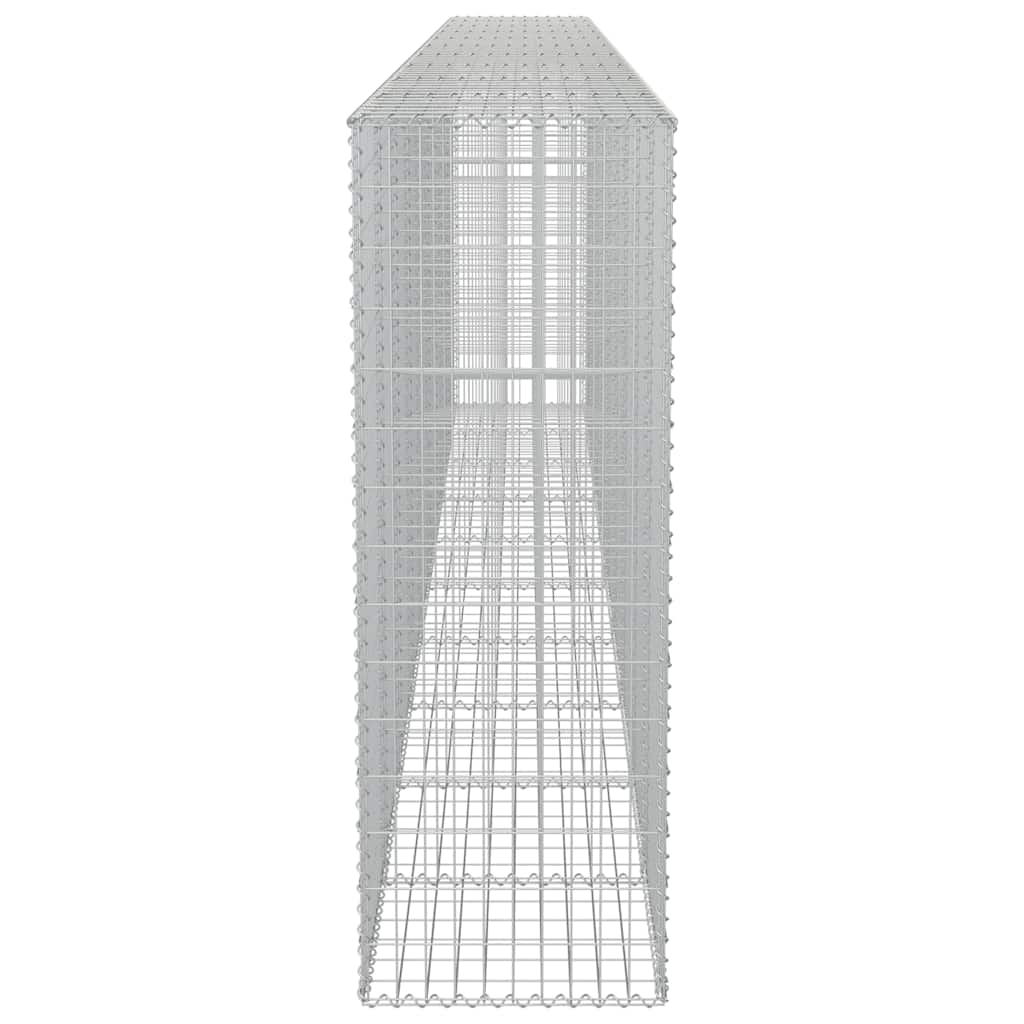 vidaXL Mur de gabions avec couvercle Acier galvanisé 600×50×150 cm