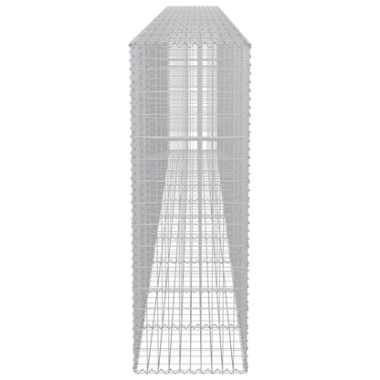 vidaXL Mur de gabions avec couvercle Acier galvanisé 600×50×150 cm