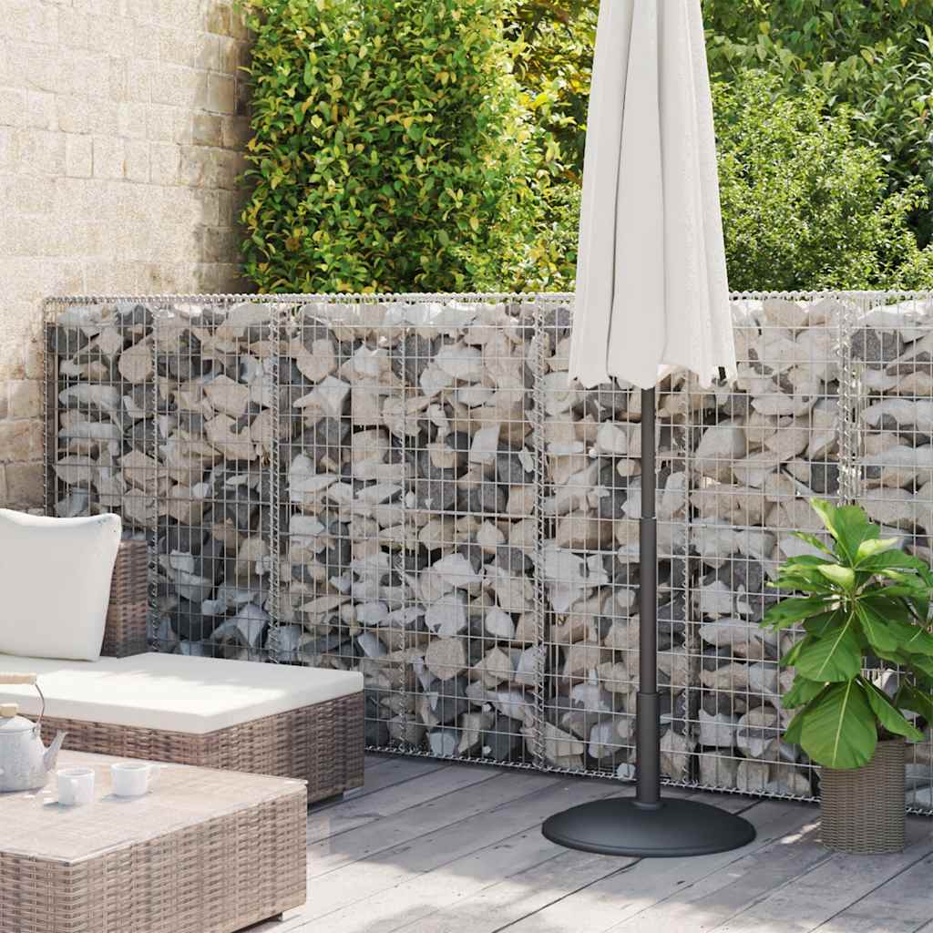 vidaXL Mur de gabions avec couvercle Acier galvanisé 600×50×150 cm