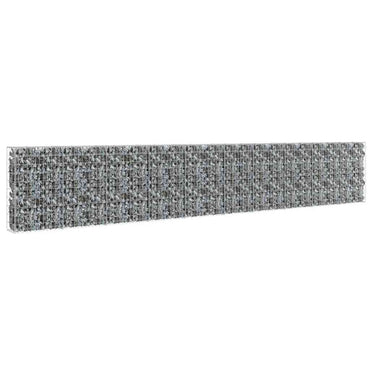 vidaXL Mur de gabions avec couvercle Acier galvanisé 600×30×100 cm