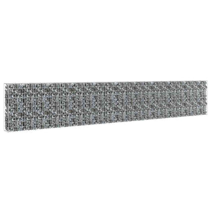 vidaXL Mur de gabions avec couvercle Acier galvanisé 600×30×100 cm
