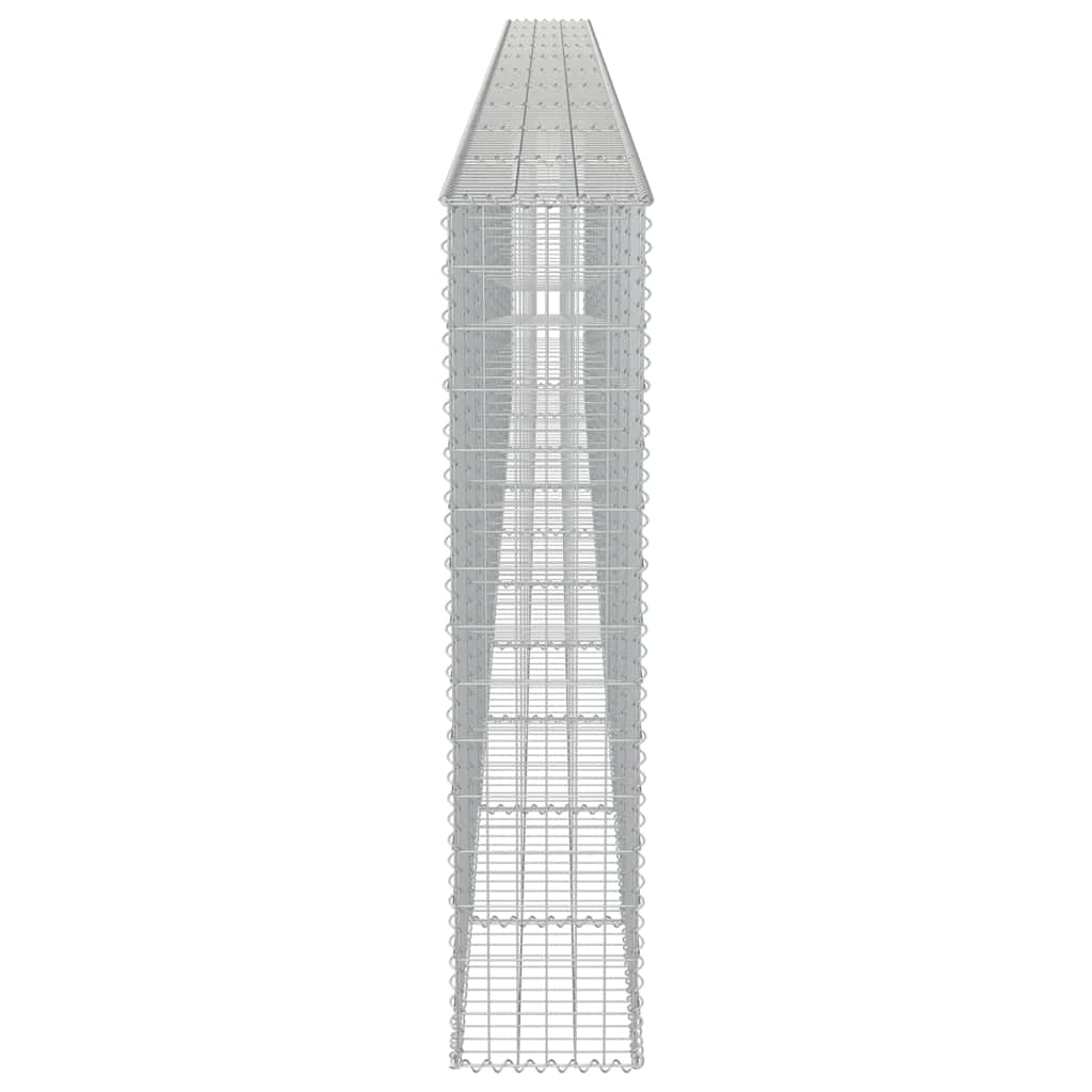 vidaXL Mur de gabions avec couvercle Acier galvanisé 600×30×150 cm